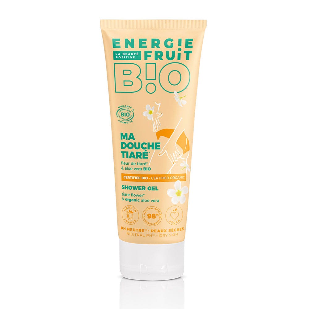 Energie Fruit Gel doccia ai fiori di tiaré e all'aloe vera, certificati bio 200 ml