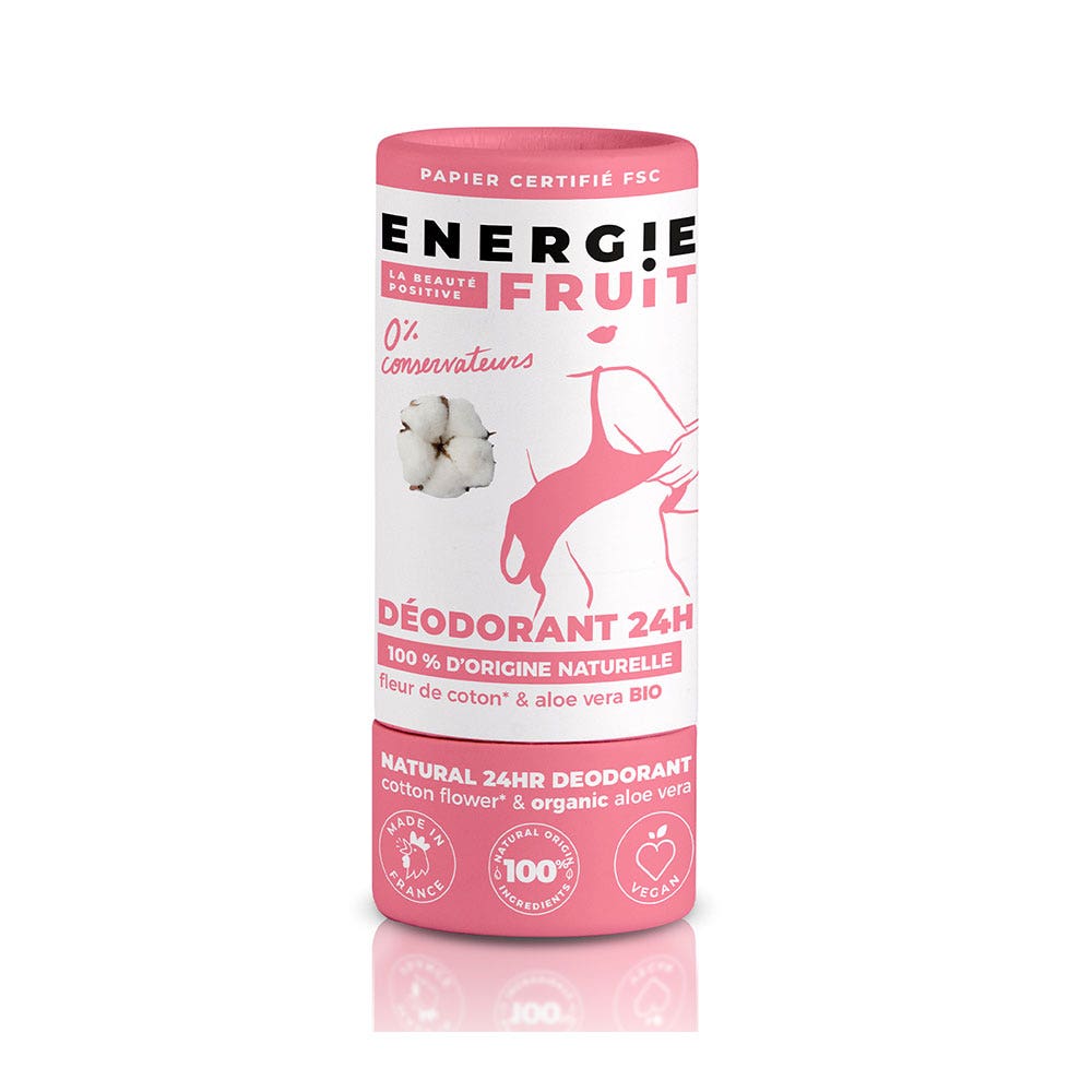 Energie Fruit Deodorante naturale ai fiori di cotone e all'aloe vera 30g