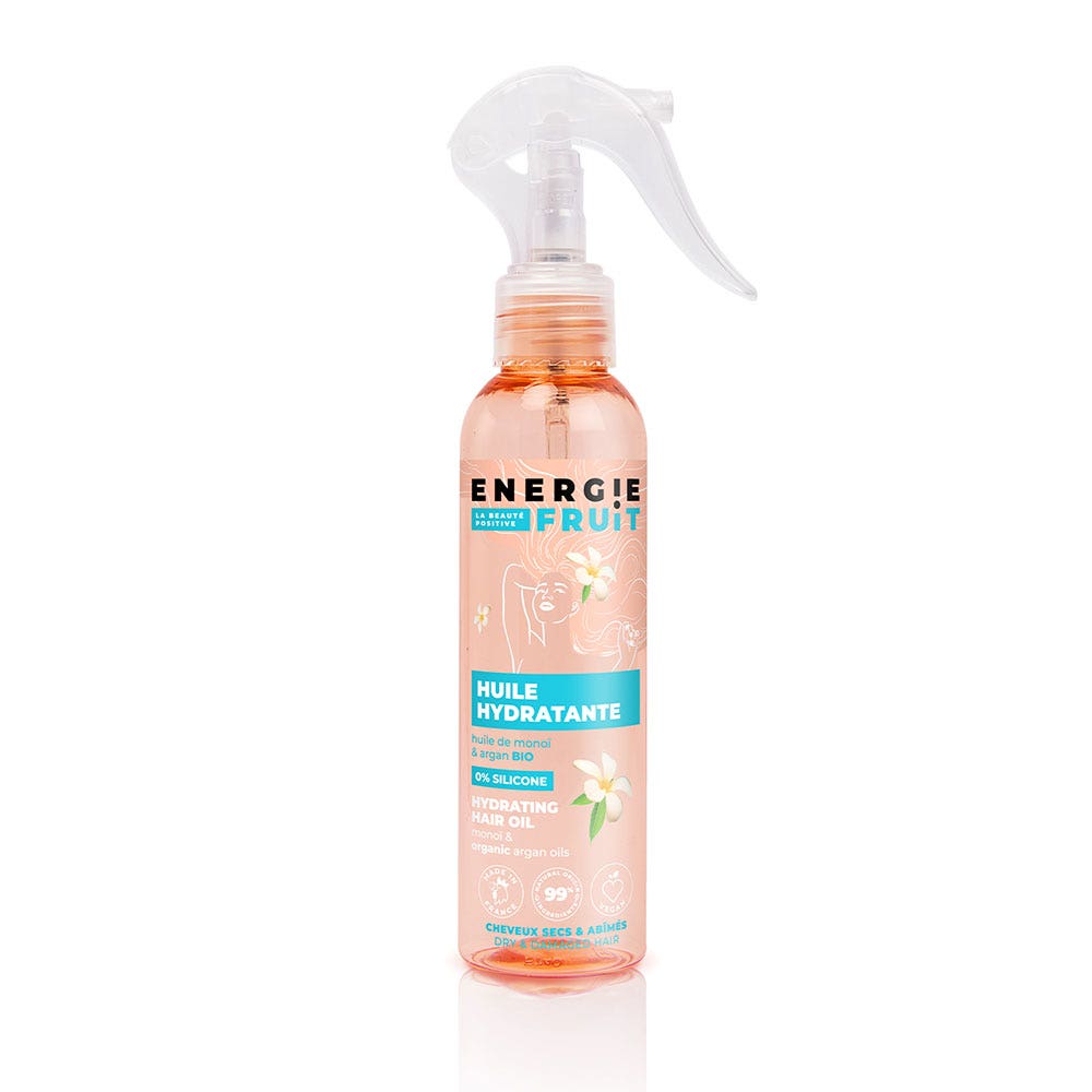 Energie Fruit Olio di monoi e olio di argan biologico per capelli danneggiati 150 ml