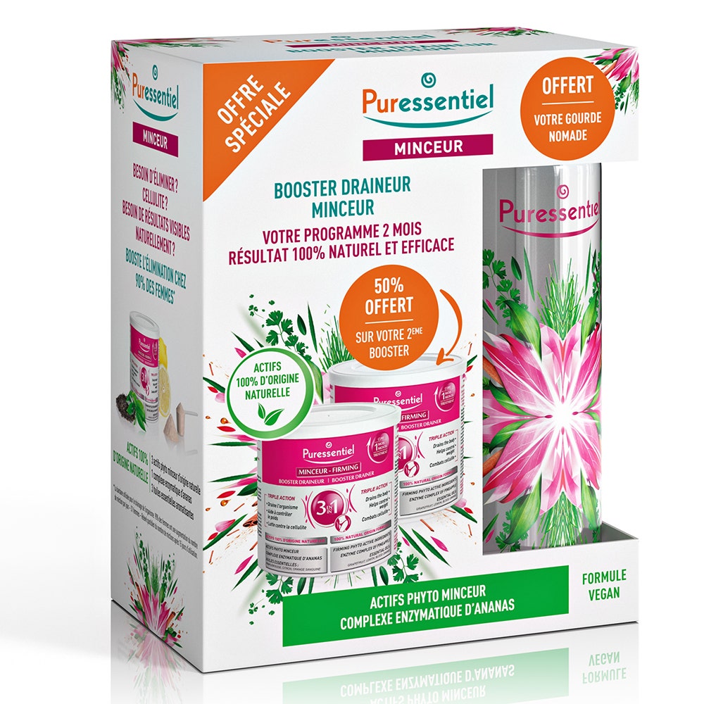 Puressentiel Boost Box x2 + Bottiglia d'acqua gratuita 240g