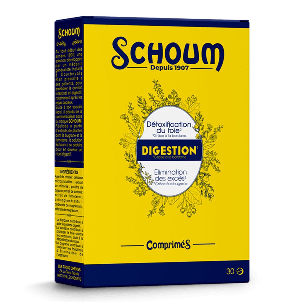 Schoum Digestion 30 compresse