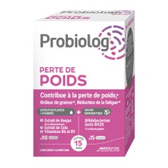 Mayoly Spindler Probiolog Perdita di peso con Probiolog 90 + 15 capsule