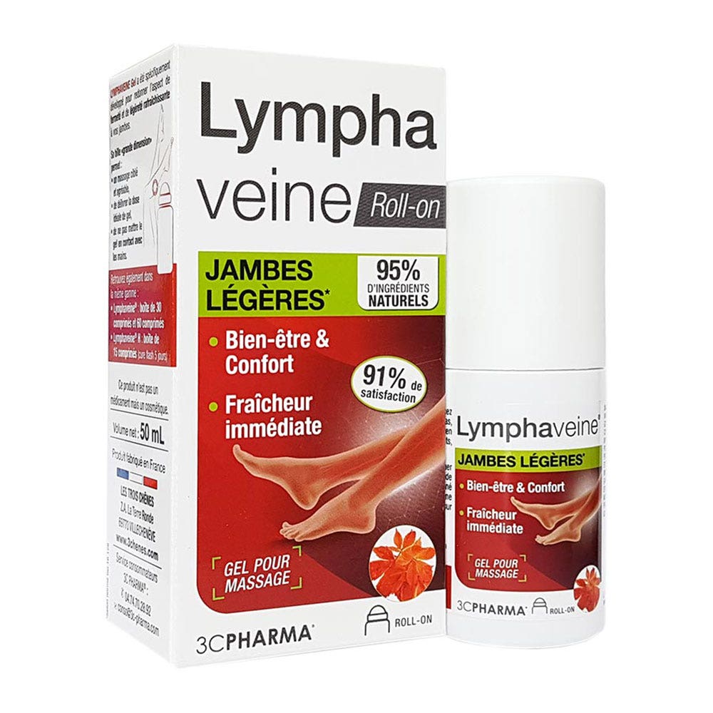 3C Pharma Linfaveina Roll On 50ml