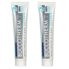 Buccotherm Dentifricio sbiancante e curativo con Acqua Termale Biologica 2x75ml