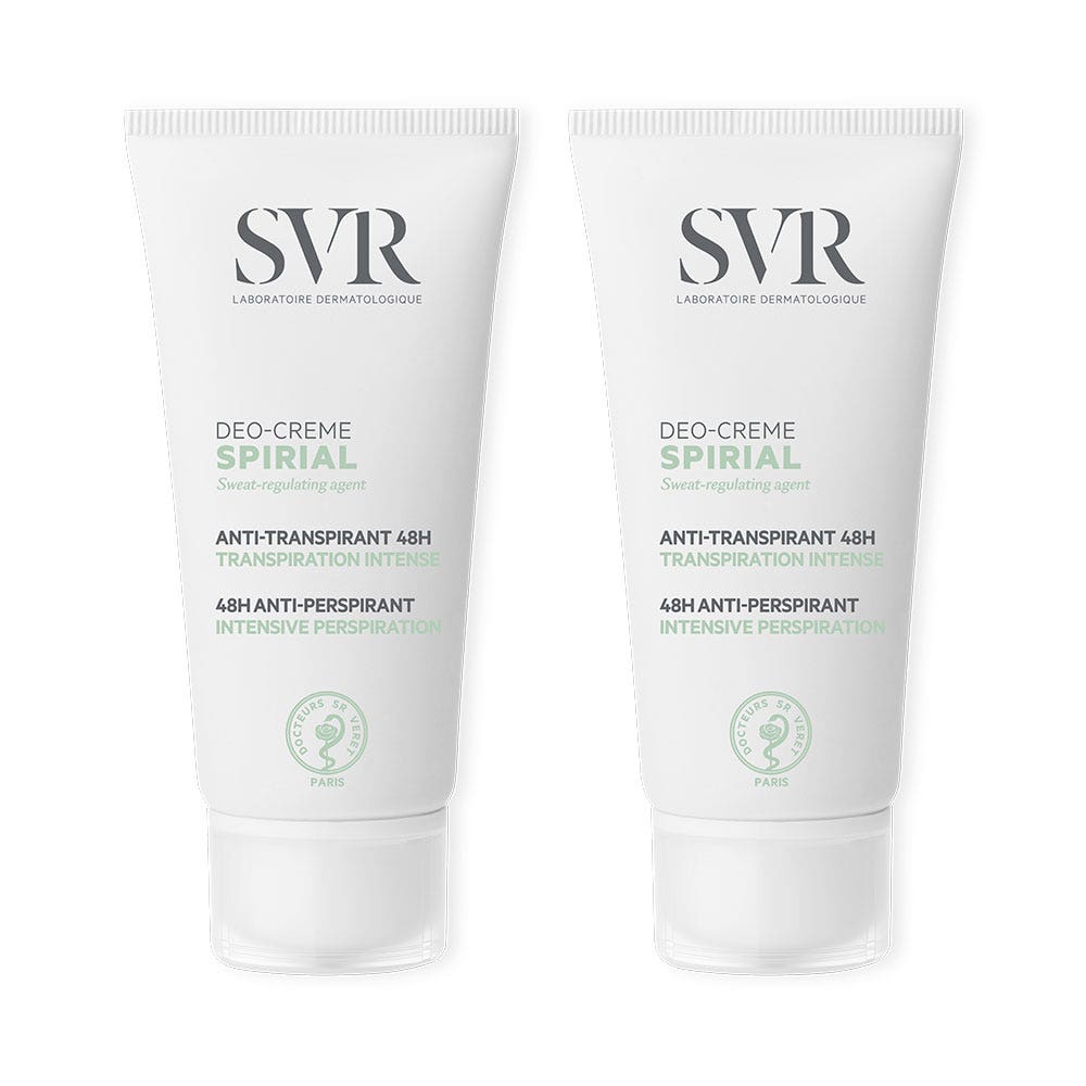 Svr Spirial Deodorante anti-traspirante azione intensa 48H 2x50ml