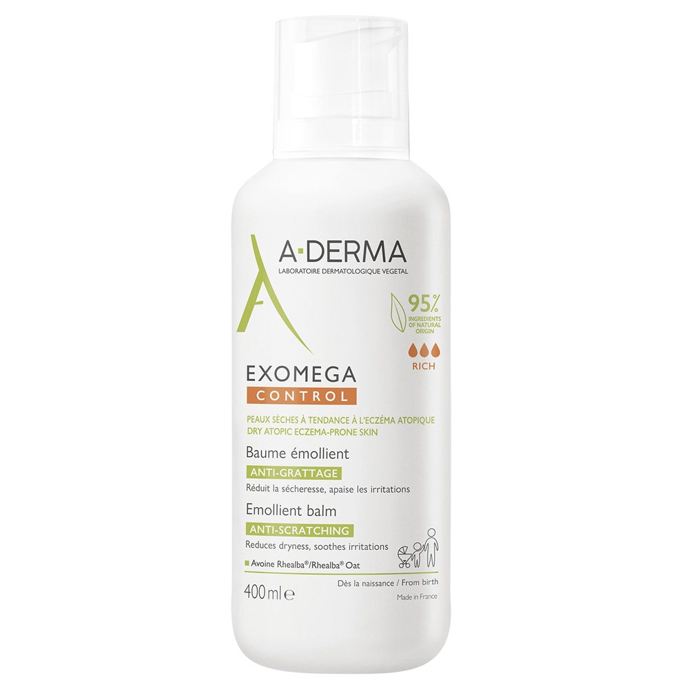 A-Derma Exomega Control Balsamo emolliente pelle secca a tendenza atopica 400ml