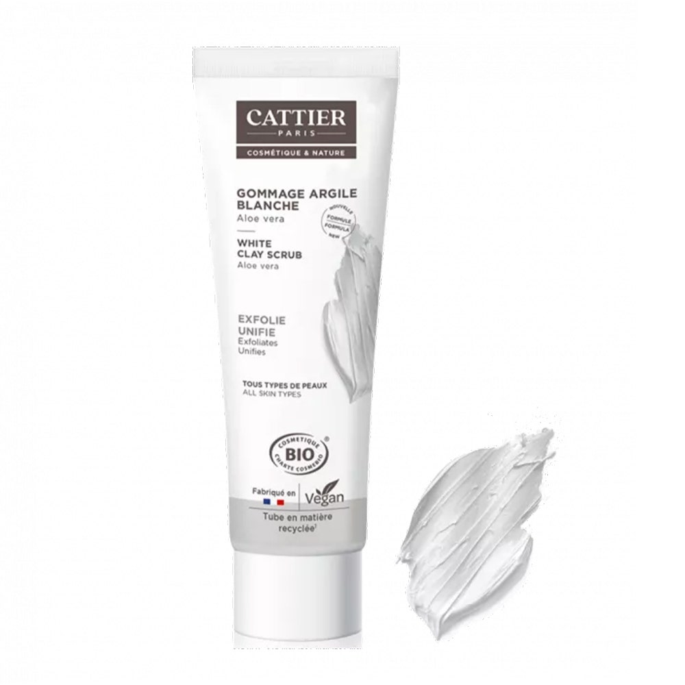 Cattier Gommage Viso Argilla bianca e Aloe vera 100ml