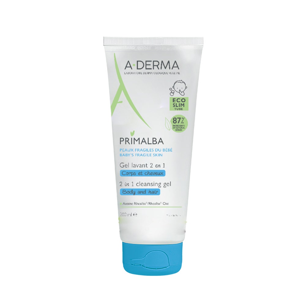A-Derma Primalba Gel Lavante 2 in 1 Pelle fragile del bambino 200ml