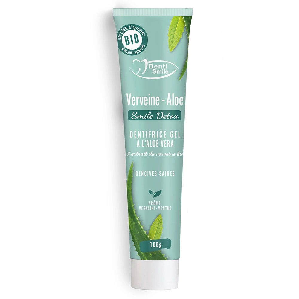 Dentismile Gel Dentifricio con Aloe Vera ed estratto di Verbena biologica  100g
