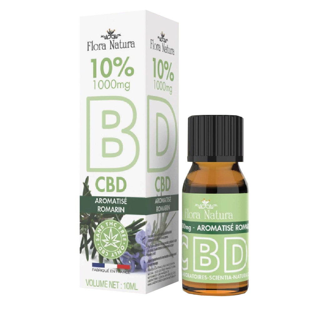 Flora Natura 10% di olio di CBD Rosmarino 10ml