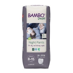 Bambo Nature Notte per bambine da 8 a 15 anni da 35 a 50 kg x10