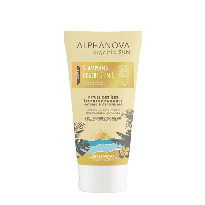 Alphanova Sun Shampoo doccia 2 in 1 biologico 150 ml