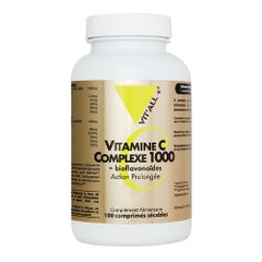 Vit'All+ Complesso Vitamine C 1000 + Bioflavonoidi Bioflavonoïdes 100 compresse rompibili