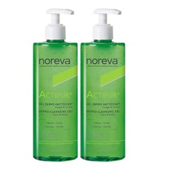 Noreva Actipur Gel Dermo-Detergente per Viso e Corpo 2x400 ml