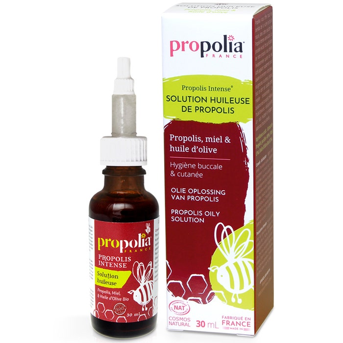 Soluzione di olio di Propolis Intense Organic Propolis Oil 30ml Propolia
