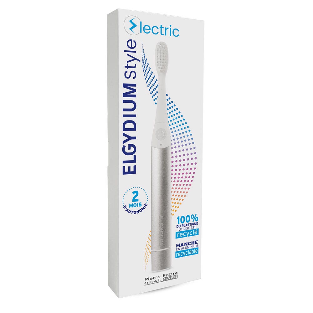 Elgydium Spazzolino elettrico stile Silver Soft x1
