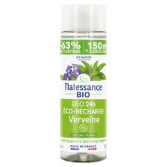 Natessance Eco Ricarica Deodorante 24h Verbena Bio Pour tous i tipi di pelle 150 ml