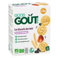 Good Gout I Biscotti di Bois Ribes nero e castagne da 12 mesi 80 g (x4 bustine)