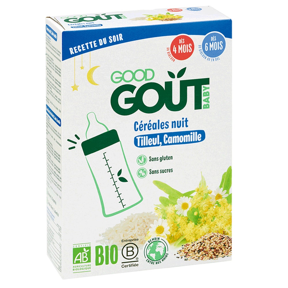 Good Gout Céréales Notte aiuta ad addormentarsi Da 4 mesi 200g
