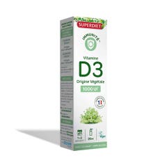 Superdiet Vitamine D3 Spray Origine della pianta 20ml