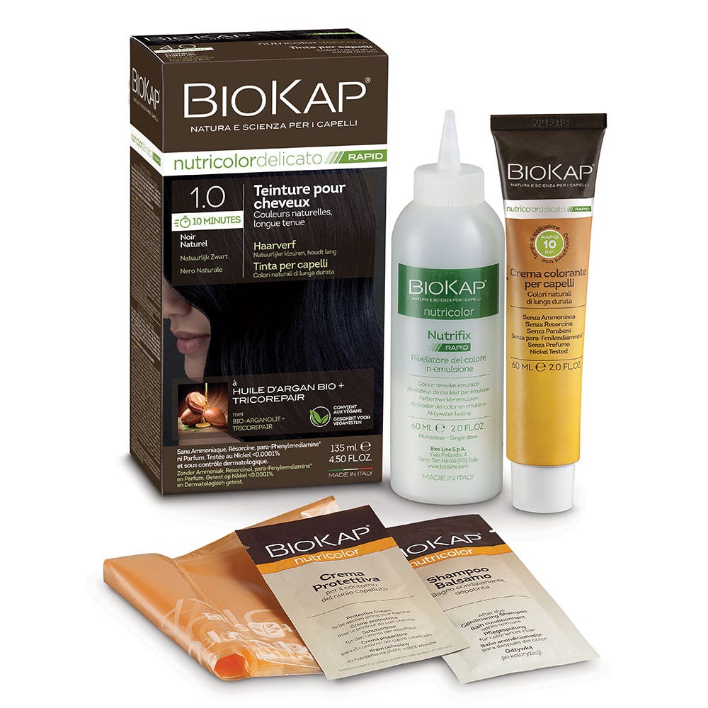 Biokap Nutricolor Nutricolor Delicato Tintura Rapida per Capelli 135 ml