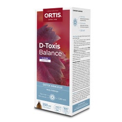 Ortis D-Tox Bottiglia di equilibrio Gusto ciliegia 250ml
