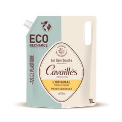 Rogé Cavaillès Eco Ricarica Gel Bagno-Doccia L'Original Pelle sensibile 1L