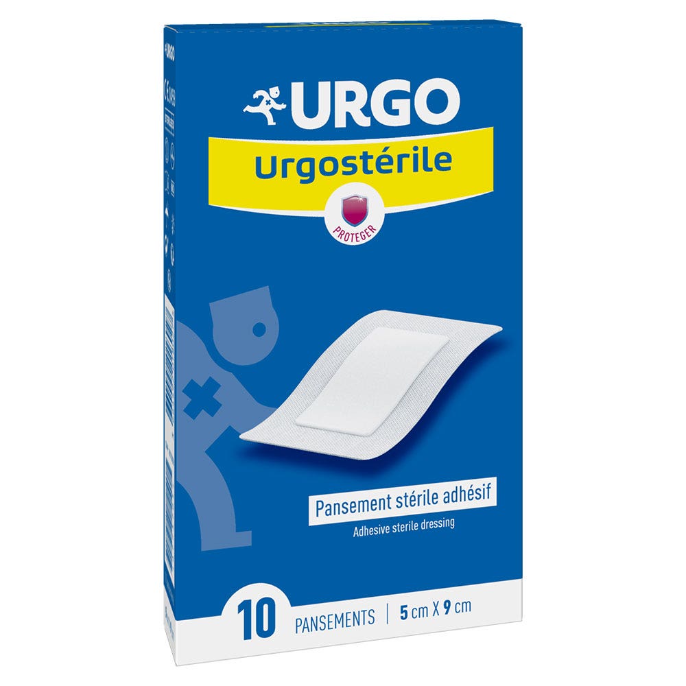 Urgo Medicazioni sterili adesive 5cm x 9cm Scatola da 10