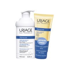 Uriage Xemose Crema anti-irritazione Relipid+ Olio di Lavera lenitivo per pelli molto secche con tendenza atopica 400 ml