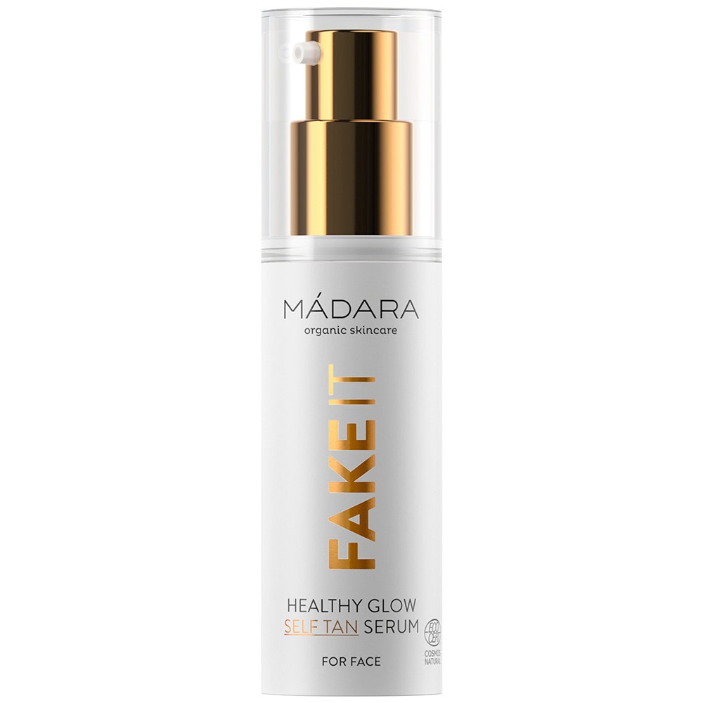MÁDARA organic skincare Fake It Siero autoabbronzante per il viso Healthy Glow 30ml