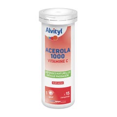 Alvityl Acerola 1000 Vitamine C gusto ciliegia x15 compresse