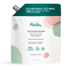 Melvita Eco-Refill Gel doccia biologico per famiglie Delicatezza 1l
