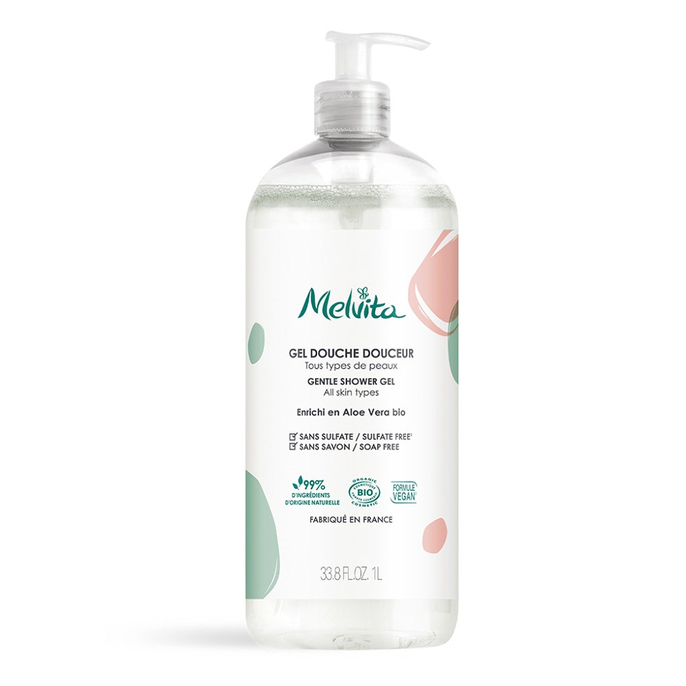Melvita Gel doccia biologico per famiglie Delicatezza 1l