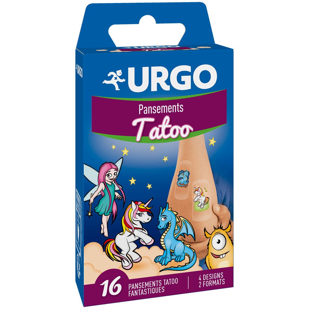Urgo Fantastiche Medicazioni Tatoo 2 misure x16