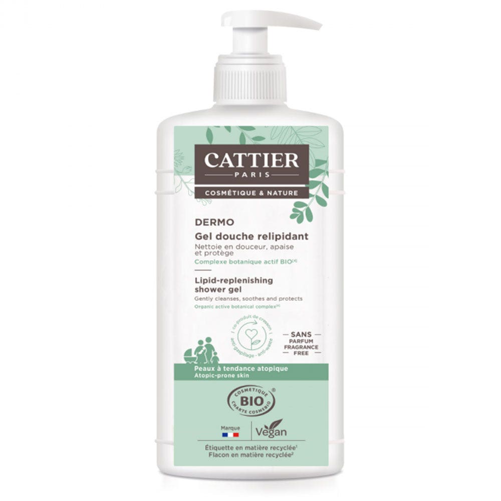 Cattier Gel Doccia Biologico Ricostituente Pelle a tendenza atopica 500ml