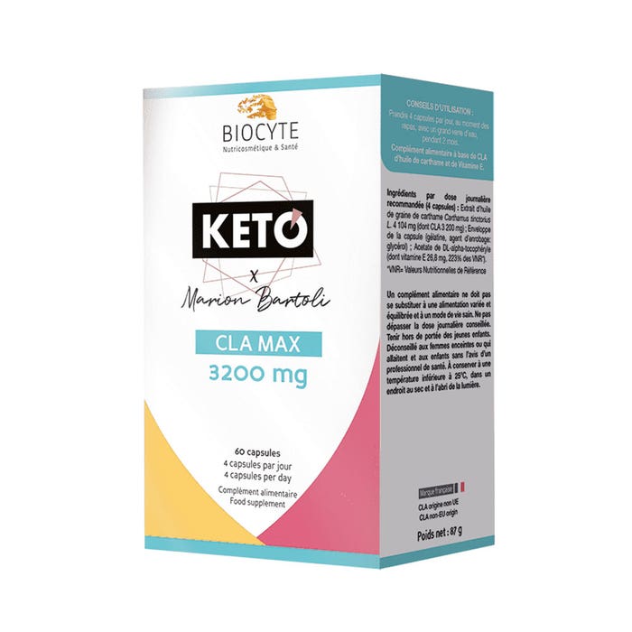 Keto Cla Maxi 3200 mg x60 capsule Biocyte