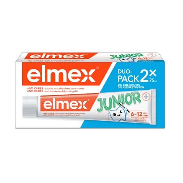 Elmex Dentifricio Junior 6-12 anni 2x75ml