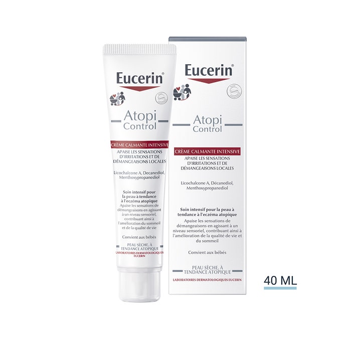 Crema lenitiva intensiva per pelli atopiche secche 40 ml Atopicontrol Eucerin