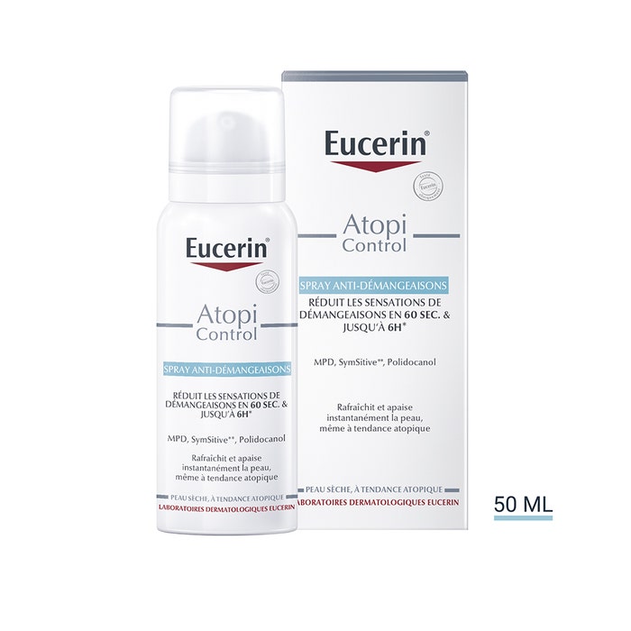 Spray antipruriginoso per pelli secche a tendenza atopica 50ml Atopicontrol Eucerin