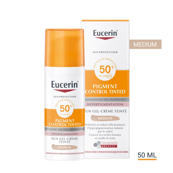 Eucerin Sun Protection Controllo dei pigmenti SPF50+ Crema-Gel colorata 50ml