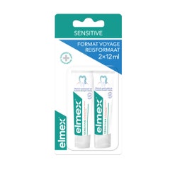 Elmex Sensitive Tubi da viaggio per dentifricio 2x12ml