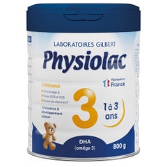 Physiolac 3 Latte in polvere Da 1 a 3 anni 800g