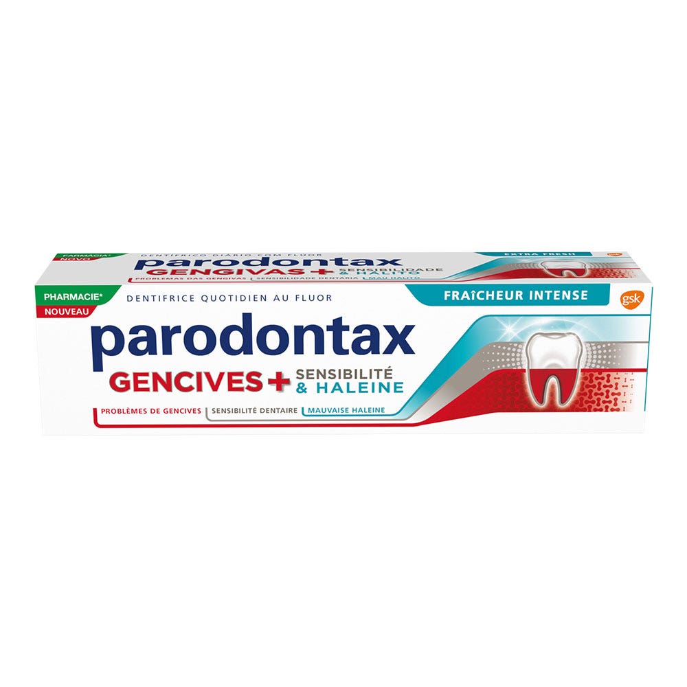 Parodontax Dentifricio Freschezza Intensa Gengive + Sensibilità e Alito 75ml