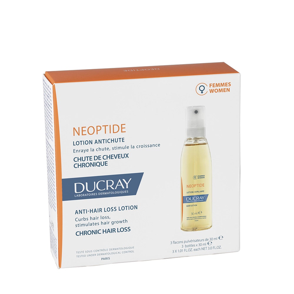 Ducray Lozione Caduta dei Capelli cronica femminile 3x30ml