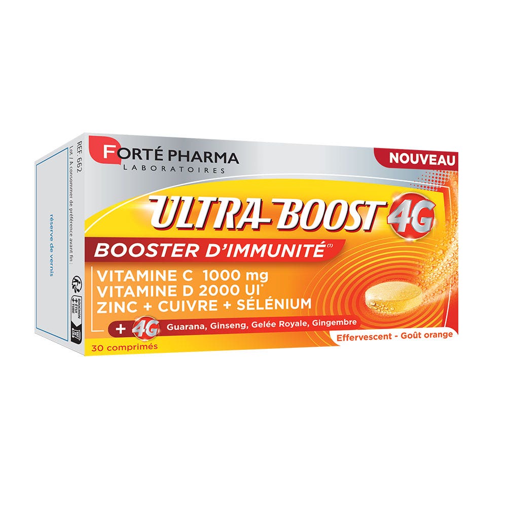 Forté Pharma Ultra Boost 4G Supporto per le difese immunitarie 30 compresse effervescenti