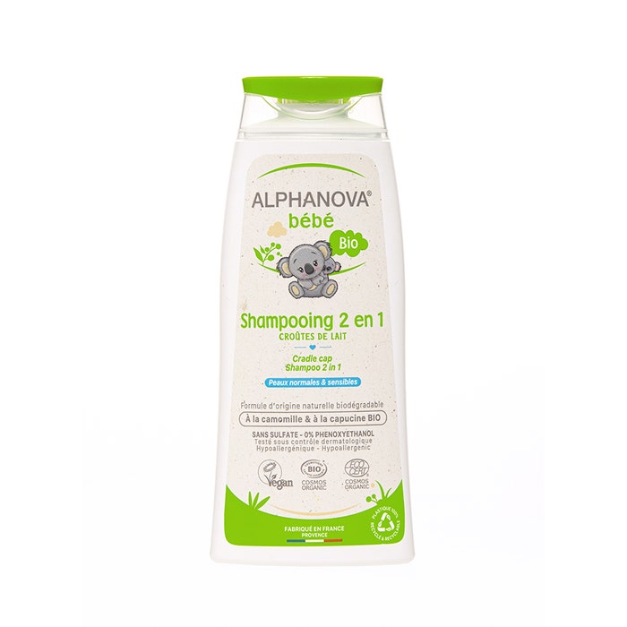 Shampoo Bebe 2 In 1 Bio 200 ml Alphanova