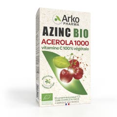 Arkopharma Azinc Acerola 1000 Vitamina C Naturale Bio 30 Compresse Masticabili