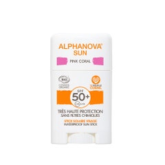 Alphanova Stick solare Pink Spf50+ Bio Sun Visage 12g