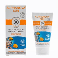 Alphanova Crema ipoallergenica per la cura del sole Spf30 Bio 50g