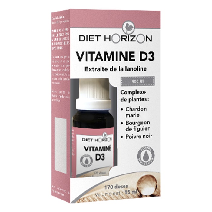 Vitamine D3 170 dosi Diet Horizon